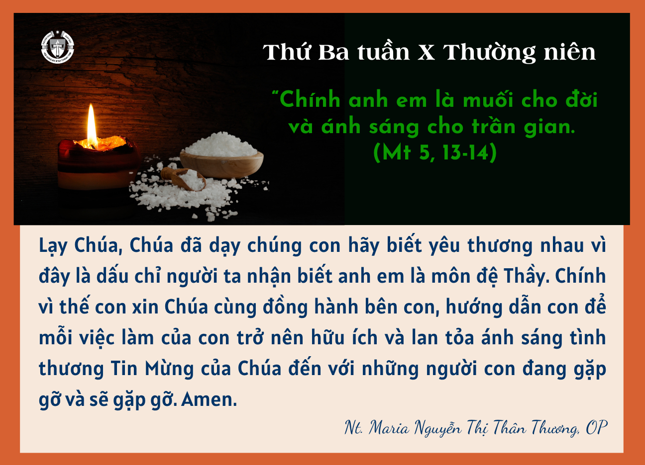 Thứ Ba tuần X Thường niên