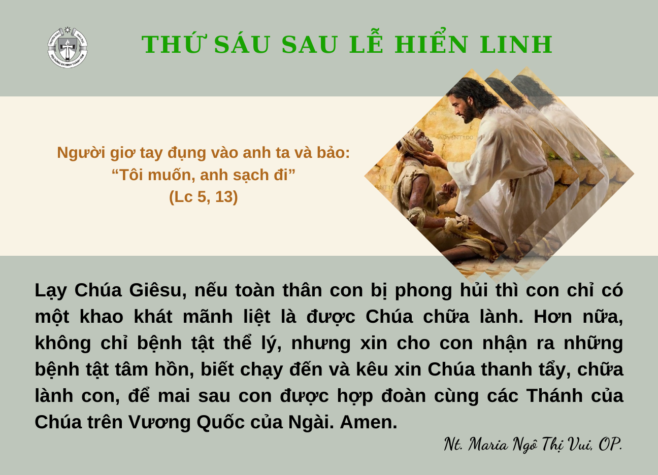 Thứ Sáu Sau Lễ Hiển Linh