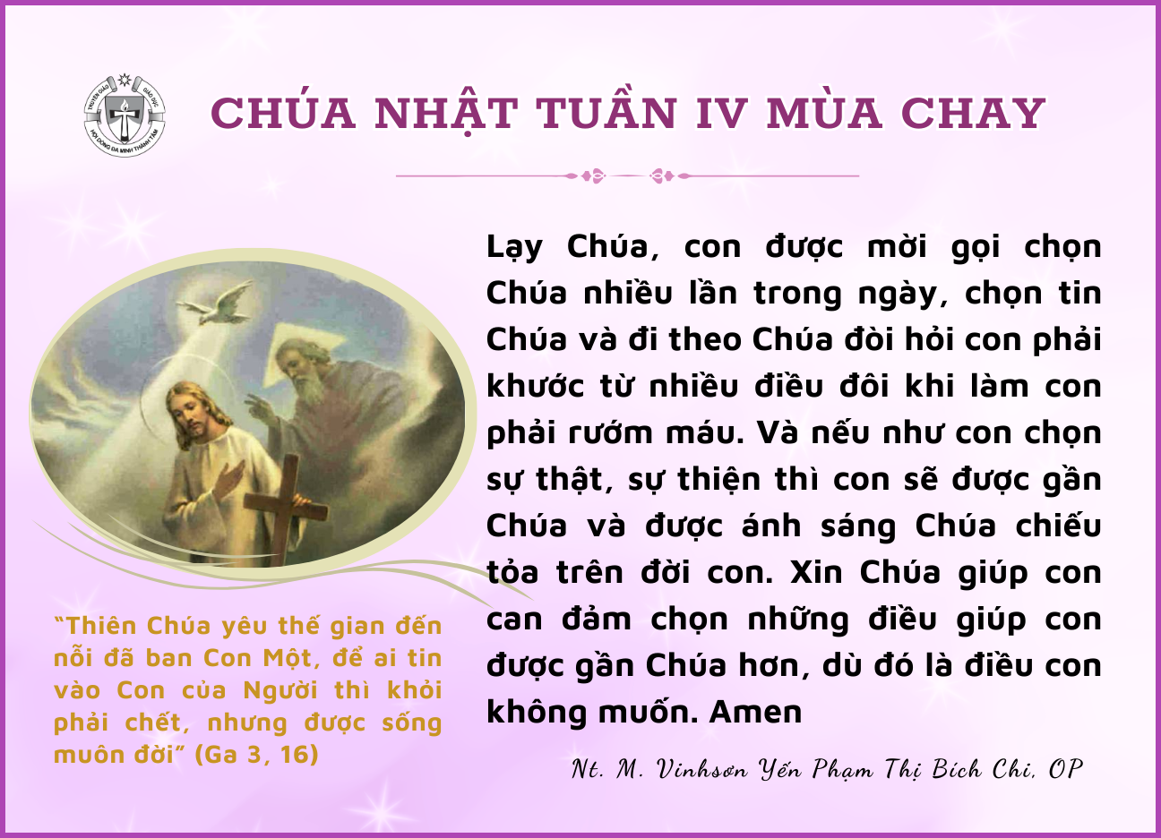 Chúa Nhật Tuần IV Mùa Chay