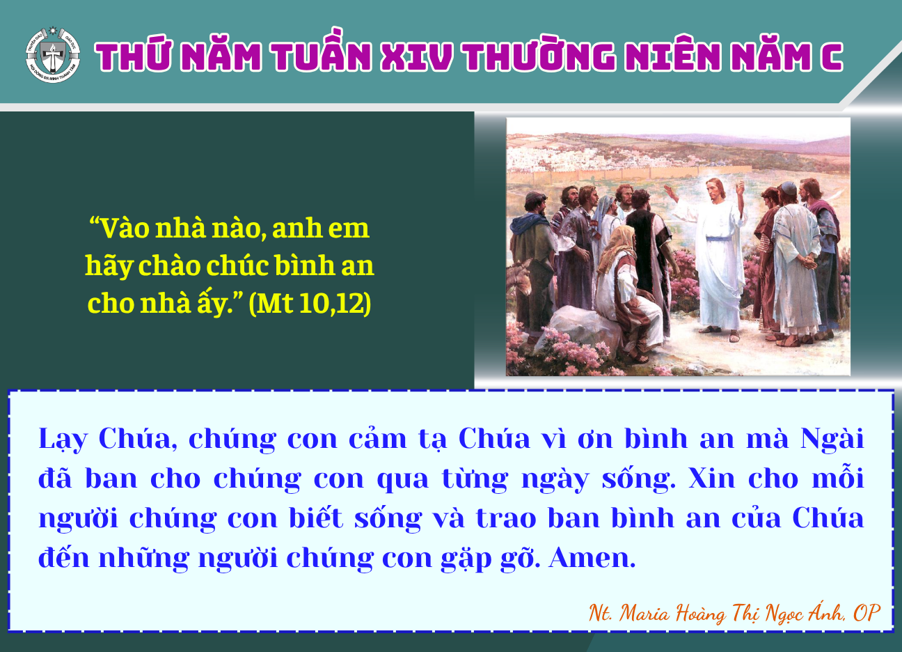 Thứ Năm tuần XIV Thường niên