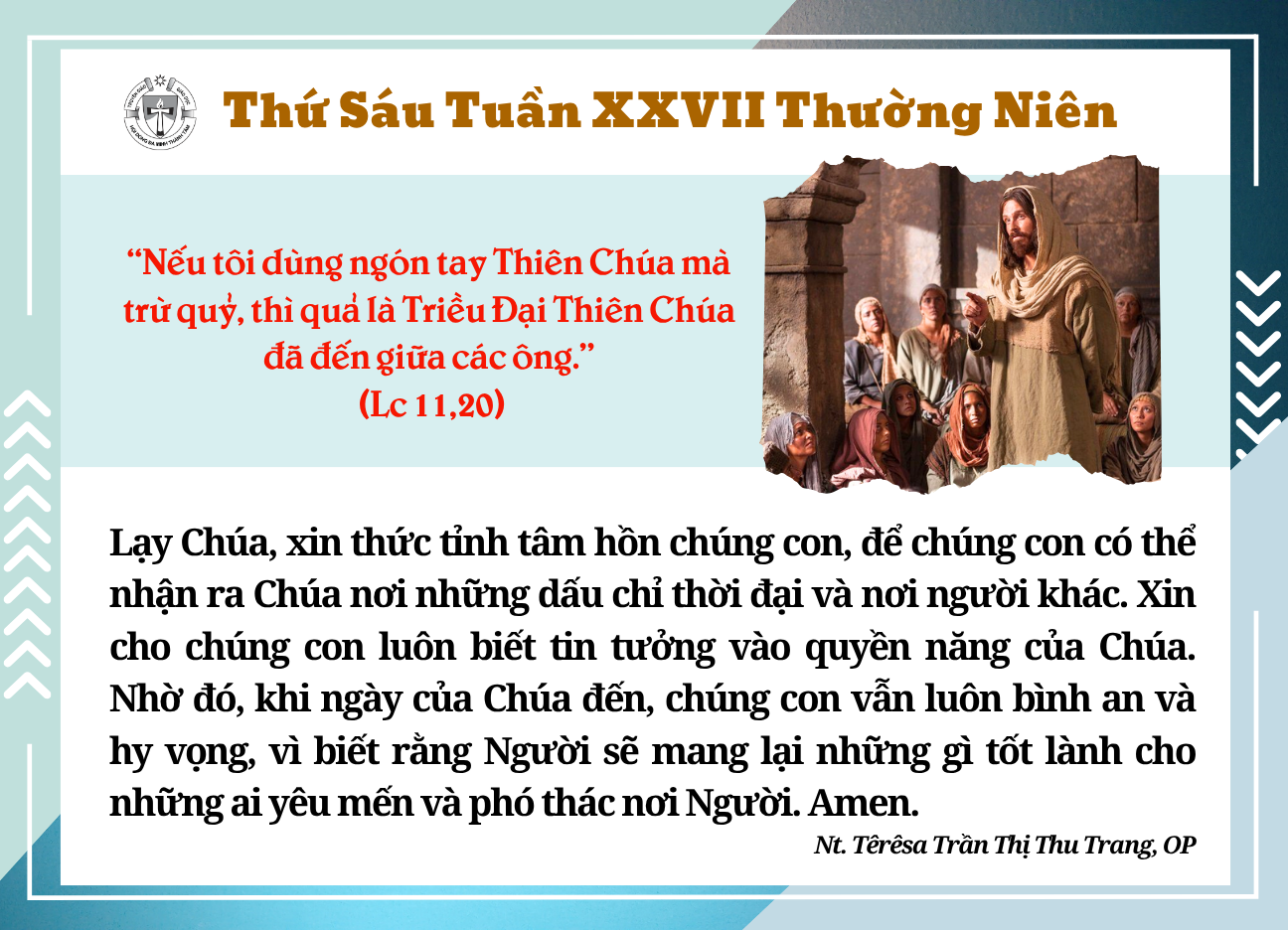 Thứ Sáu tuần XXVII thường niên