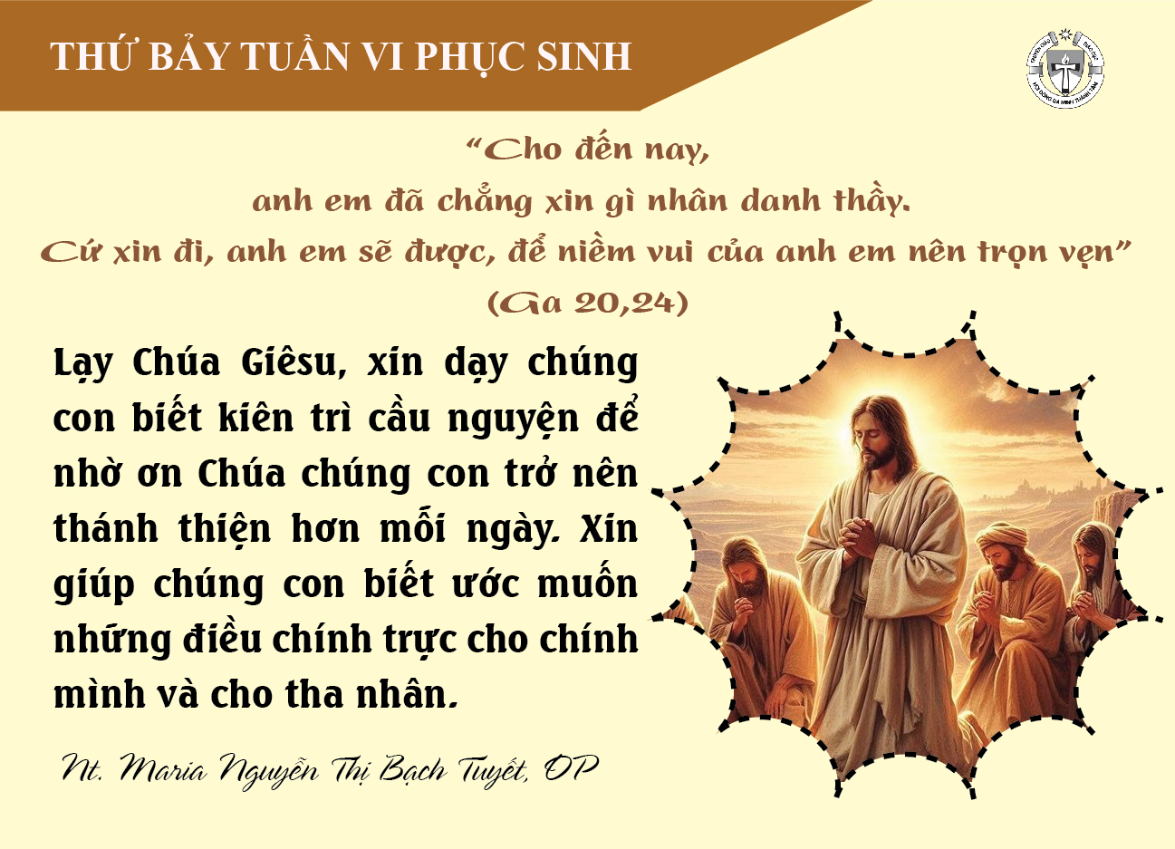 Thứ Bảy tuần VI Phục Sinh