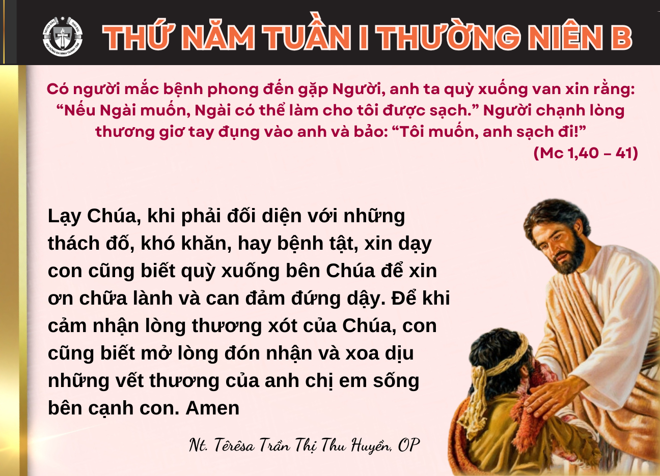 Thứ Năm tuần I Thường Niên B