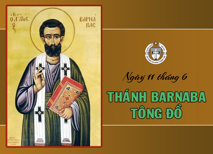 Ngày 11 tháng 6 - Thánh Barnaba, Tông đồ