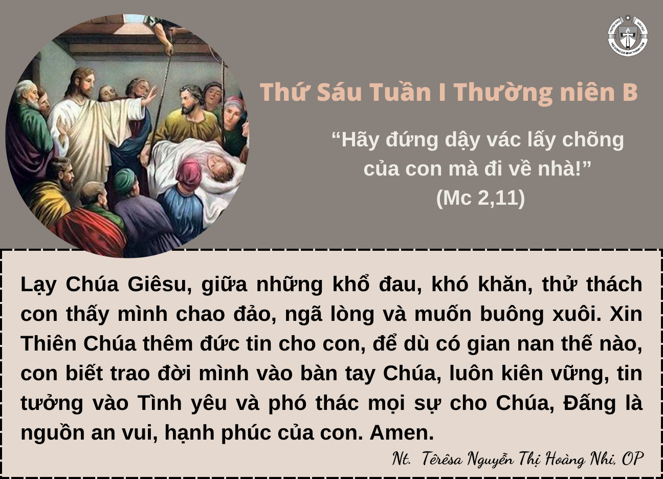 Thứ Sáu tuần I Thường niên B