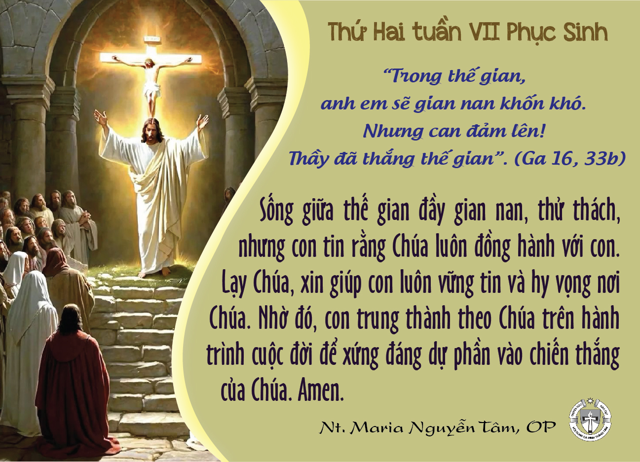 Thứ Hai tuần VII Phục Sinh