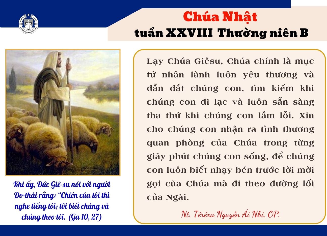 Chúa Nhật tuần XXVIII Thường niên B