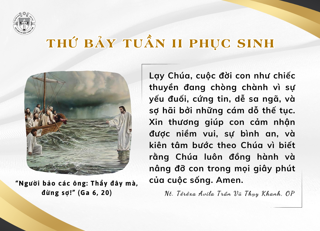 Thứ Bảy tuần II Phục Sinh