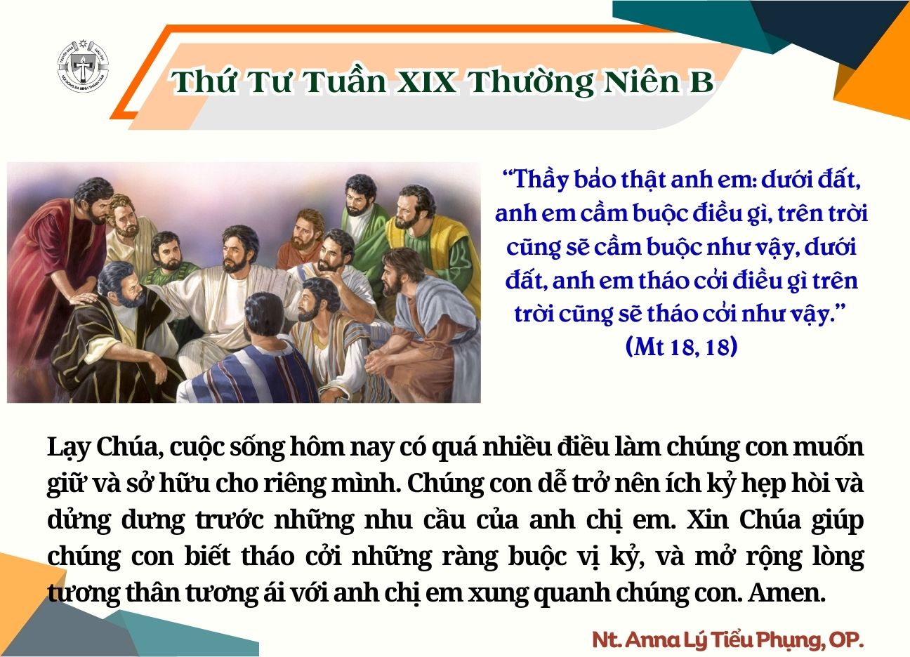 Thứ Tư tuần XIX Thường niên B