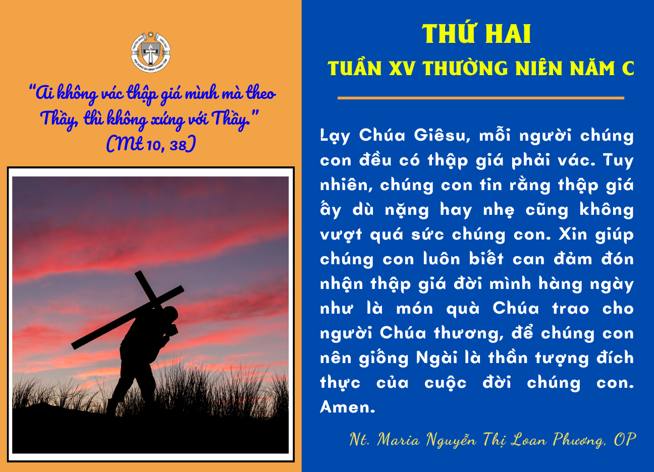 Thứ Hai tuần XV Thường niên