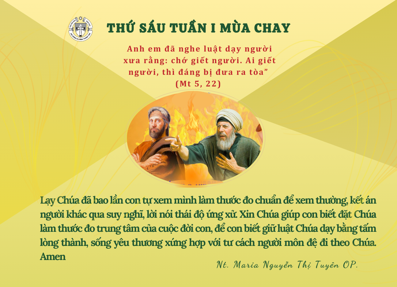Thứ Sáu tuần I Mùa Chay