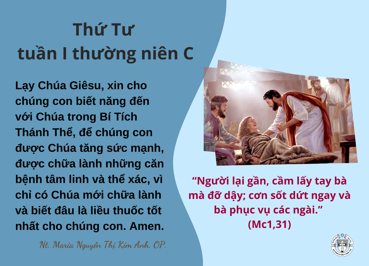 Thứ Tư Tuần I Thường Niên Năm C