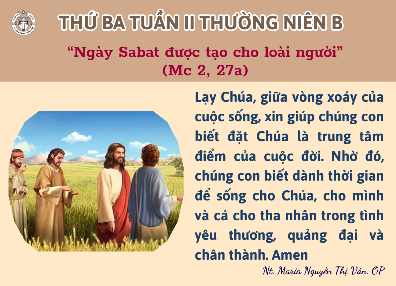 Thứ Ba tuần II Thường niên B