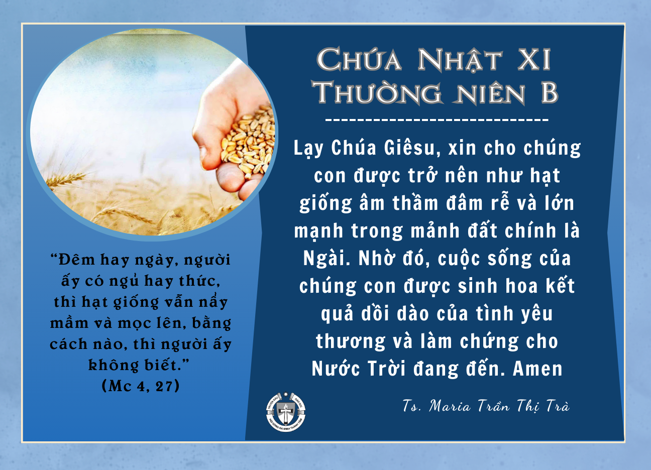 Chúa Nhật tuần XI Thường niên B