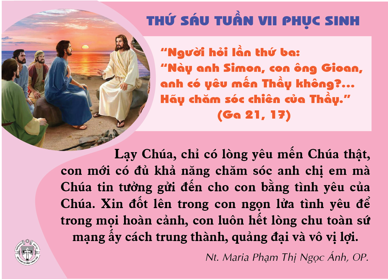 Thứ Sáu tuần VII Phục Sinh