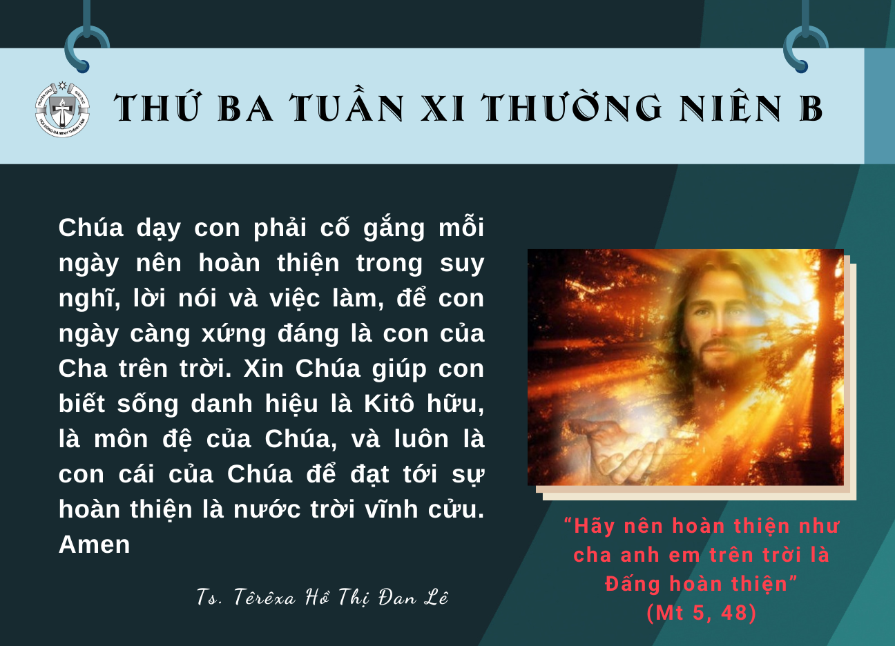 Thứ Ba tuần XI Thường niên B