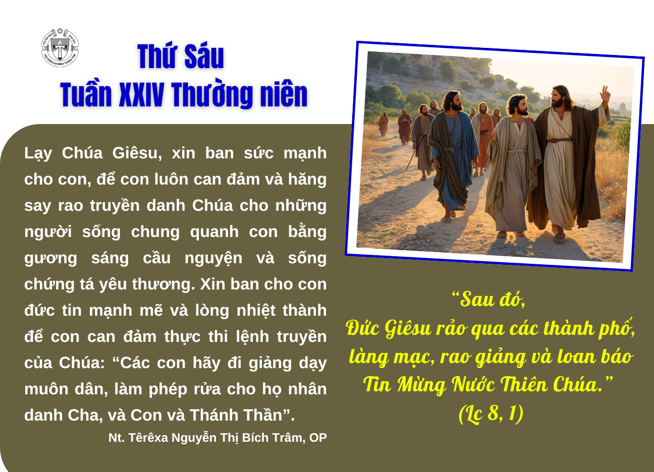 Thứ Sáu tuần XXIV thường niên