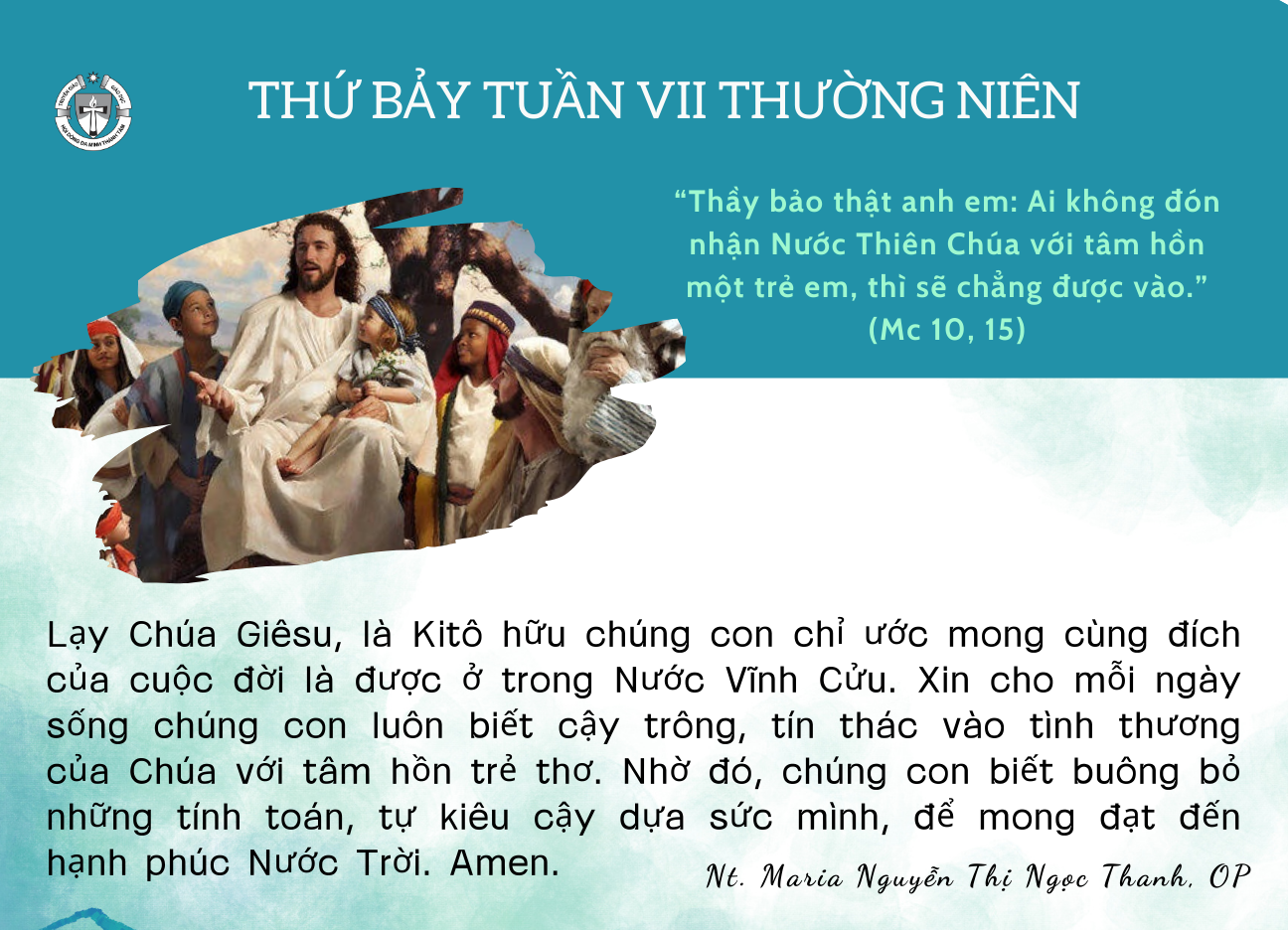 Thứ Bảy tuần VII Thường niên C