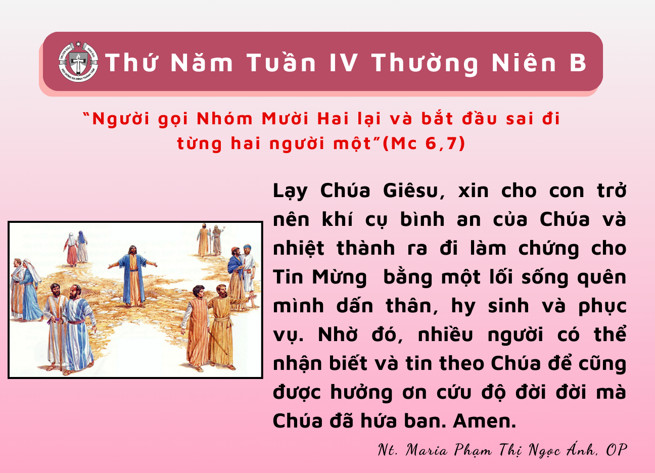 Thứ Năm tuần IV Thường Niên B