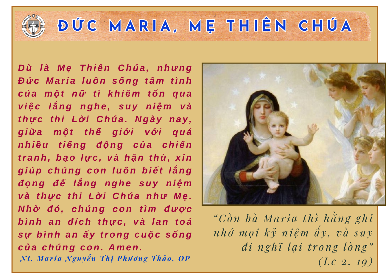 Đức Maria - Mẹ Thiên Chúa