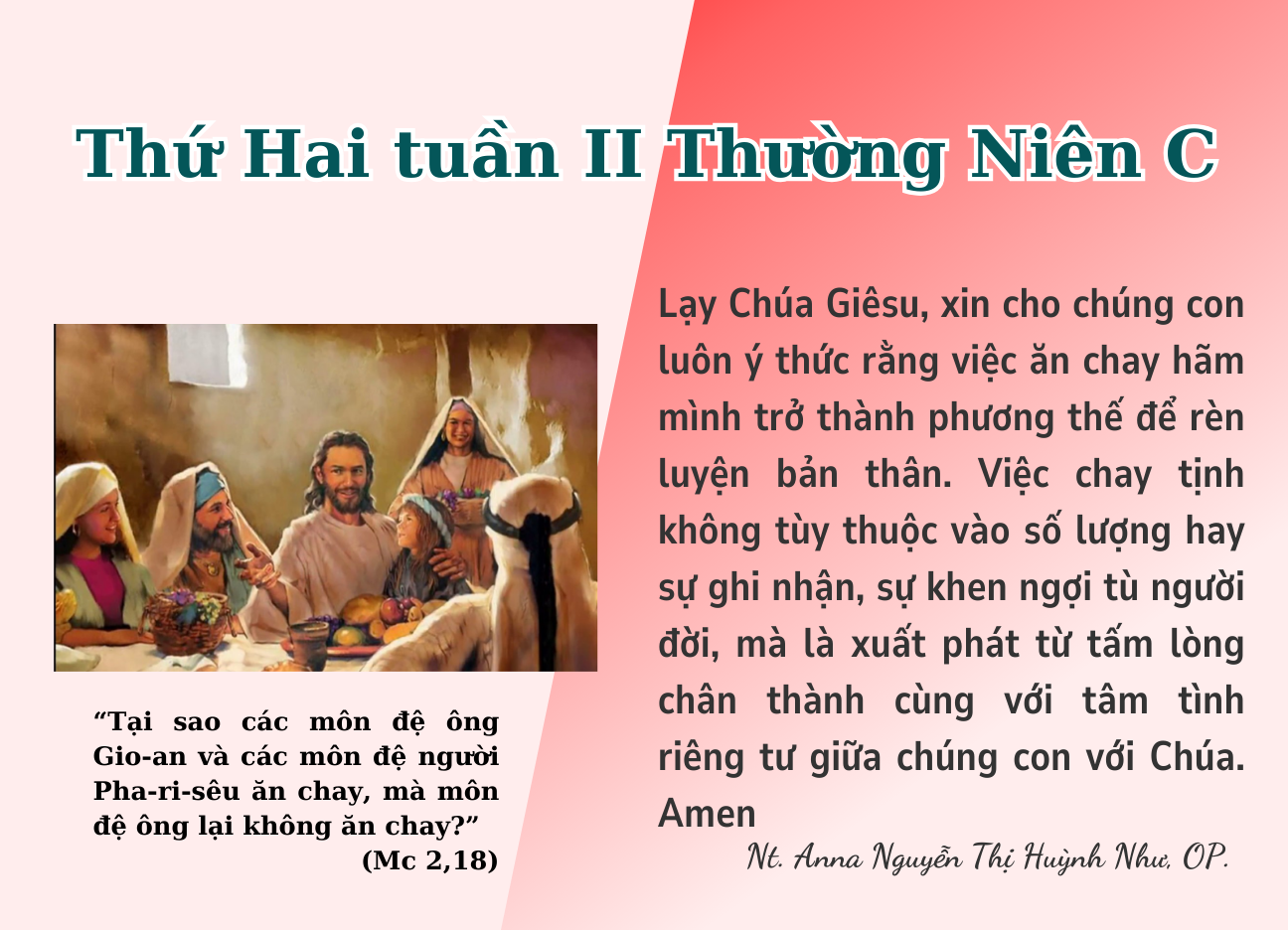 Thứ Hai Tuần II Thường Niên Năm C