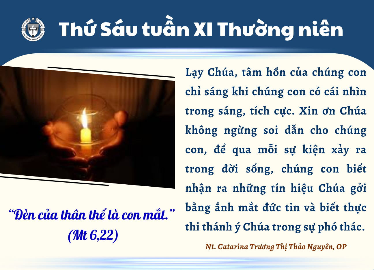 Thứ Sáu tuần XI Thường niên