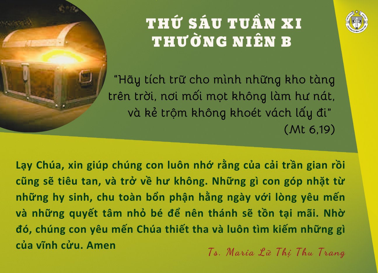 Thứ Sáu tuần XI Thường niên B