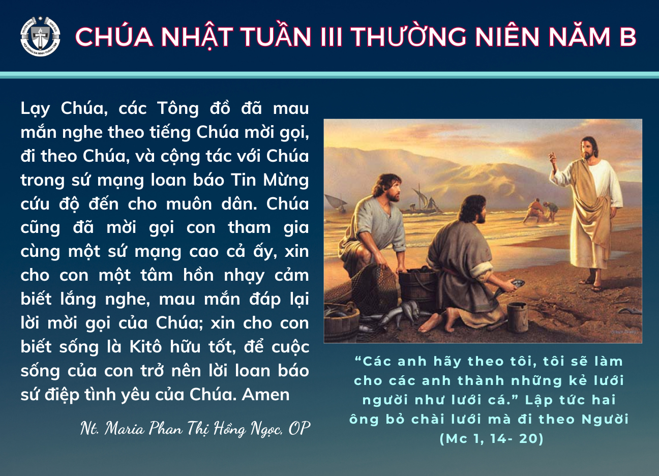 Chúa Nhật tuần III Thường niên B