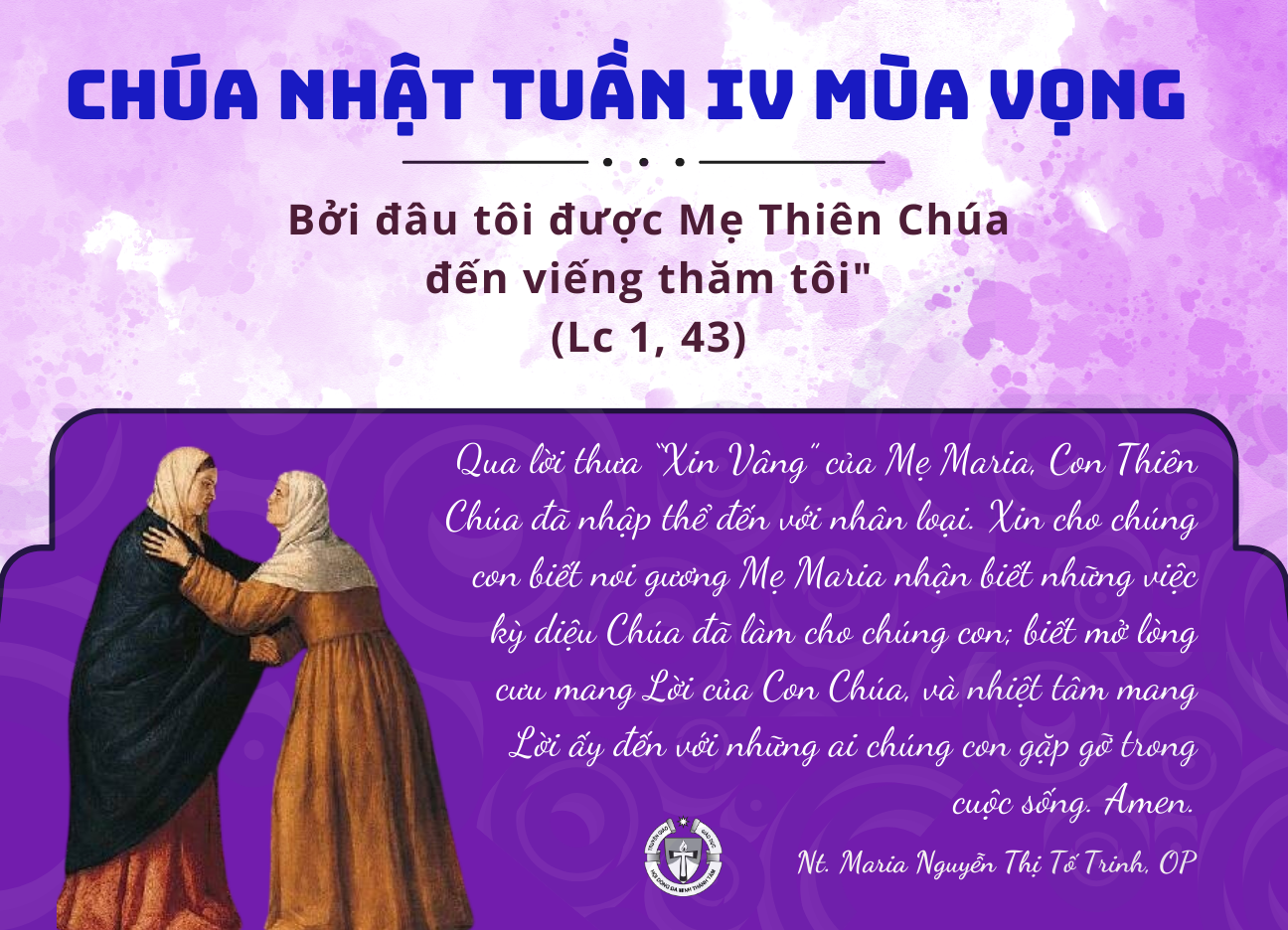 Chúa Nhật Tuần IV Mùa Vọng