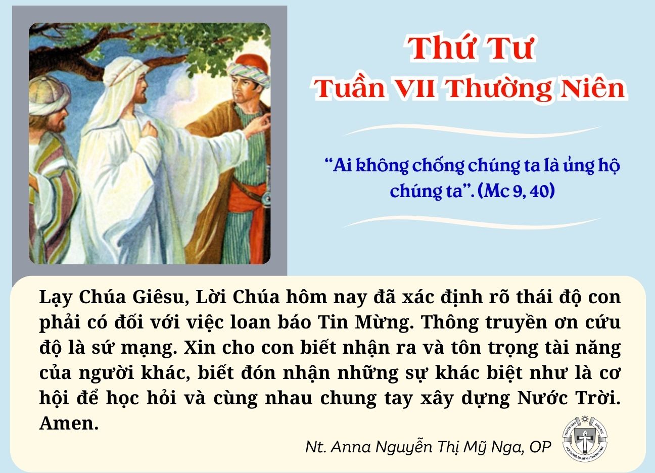 Thứ Tư Tuần VII Thường Niên B