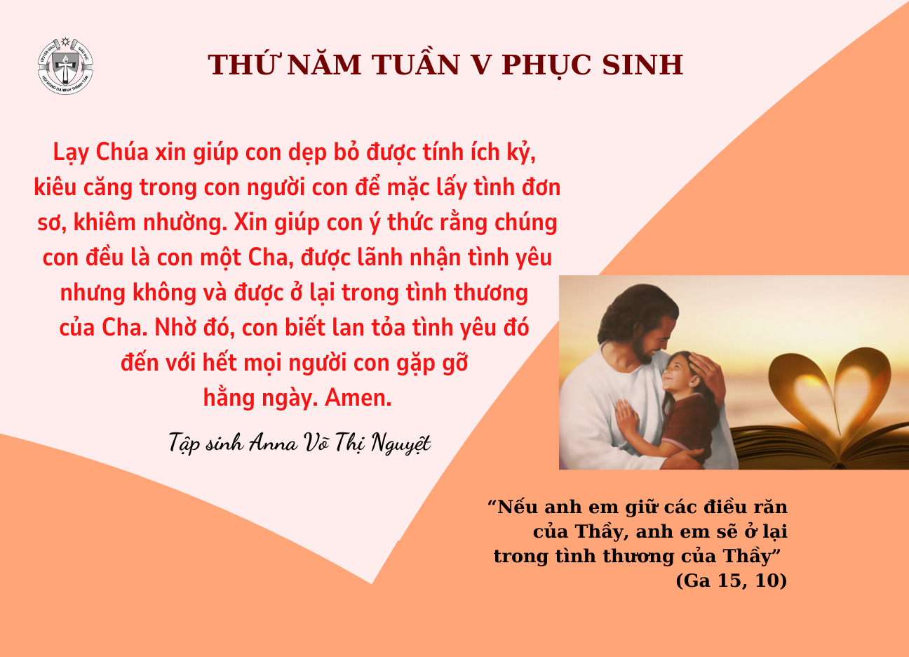 Thứ Năm tuần V Phục Sinh