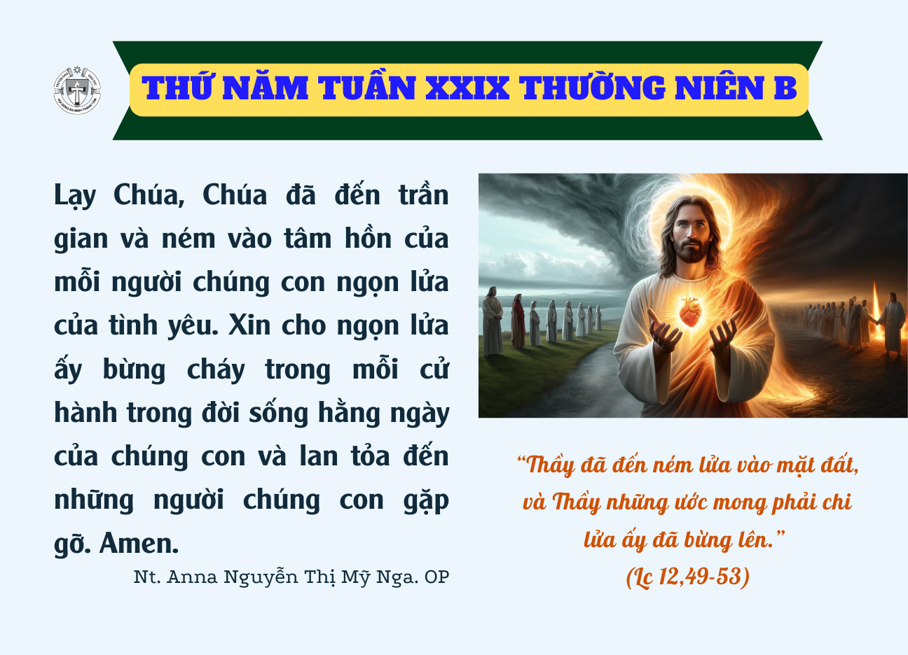 Thứ Năm tuần XXIX thường niên