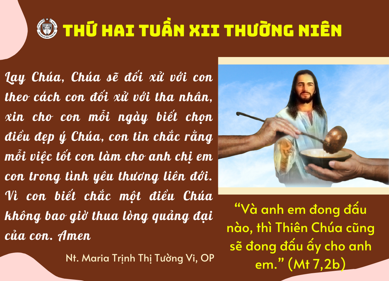 Thứ Hai tuần XII Thường niên