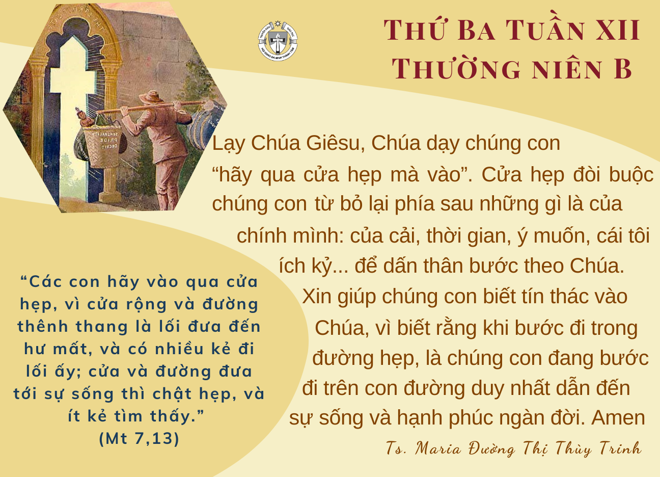 Thứ Ba tuần XII Thường niên B