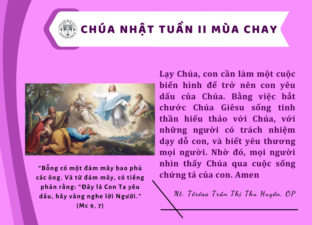 Chúa Nhật II Mùa Chay