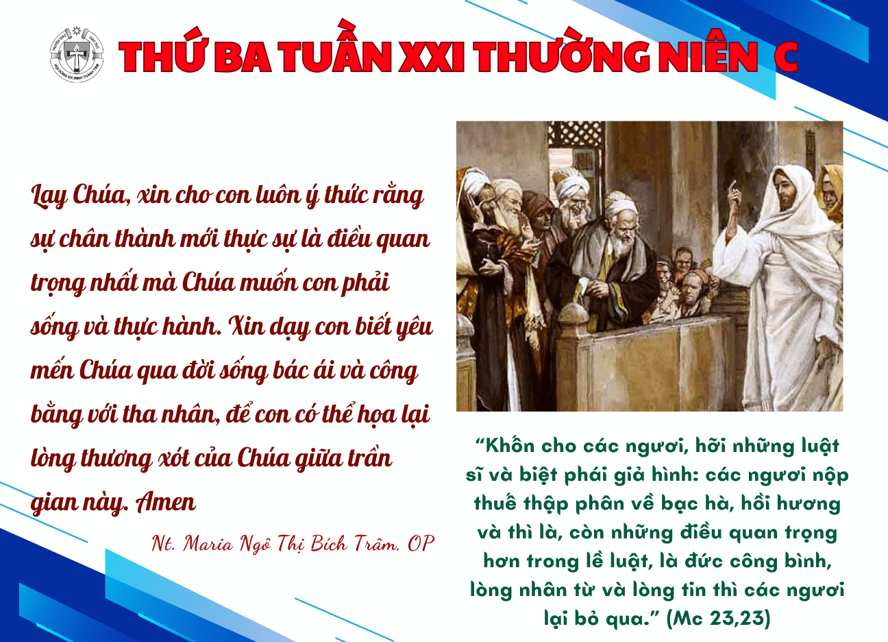 Thứ Ba tuần XXI thường niên