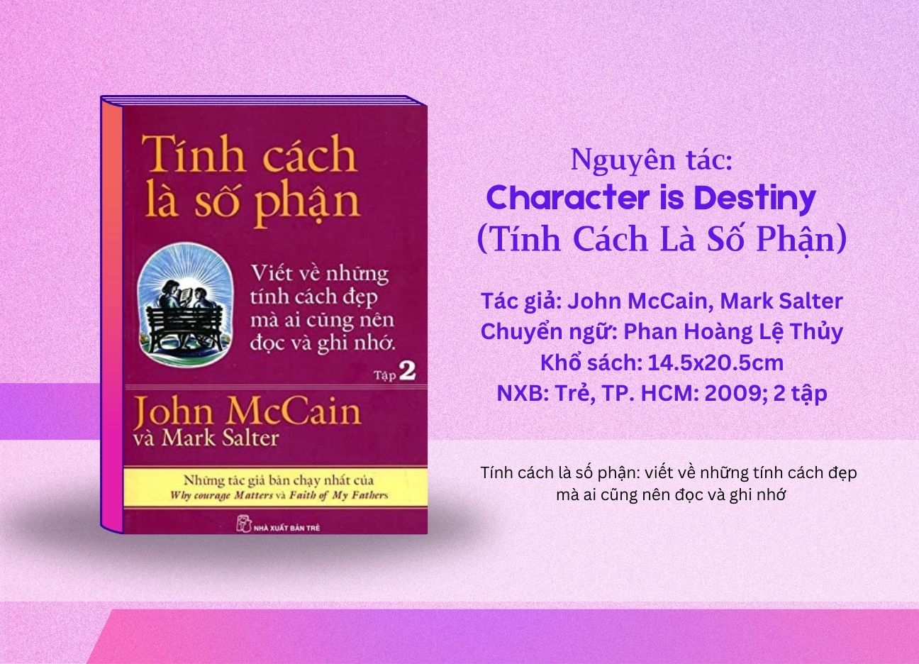 Tính cách là số phận