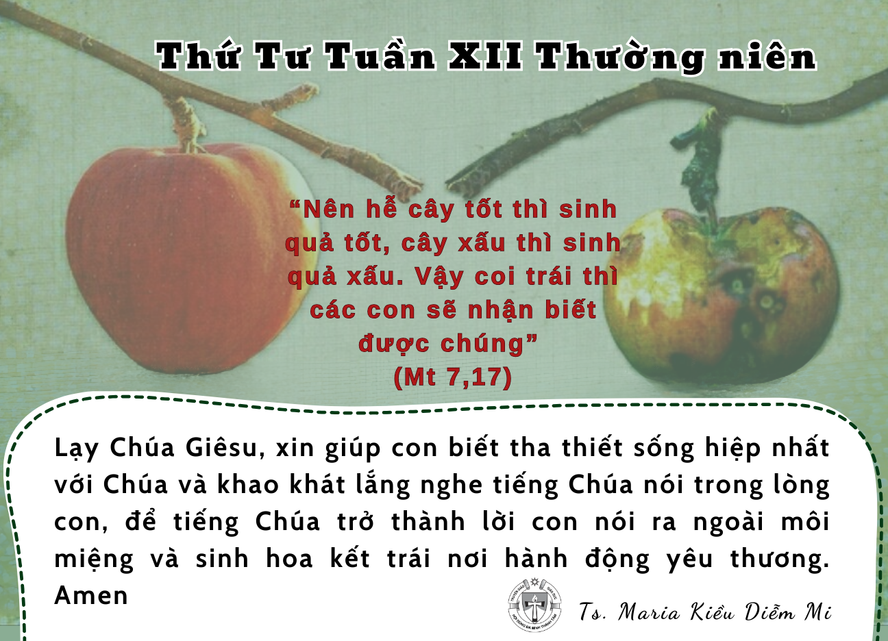 Thứ Tư tuần XII Thường niên B