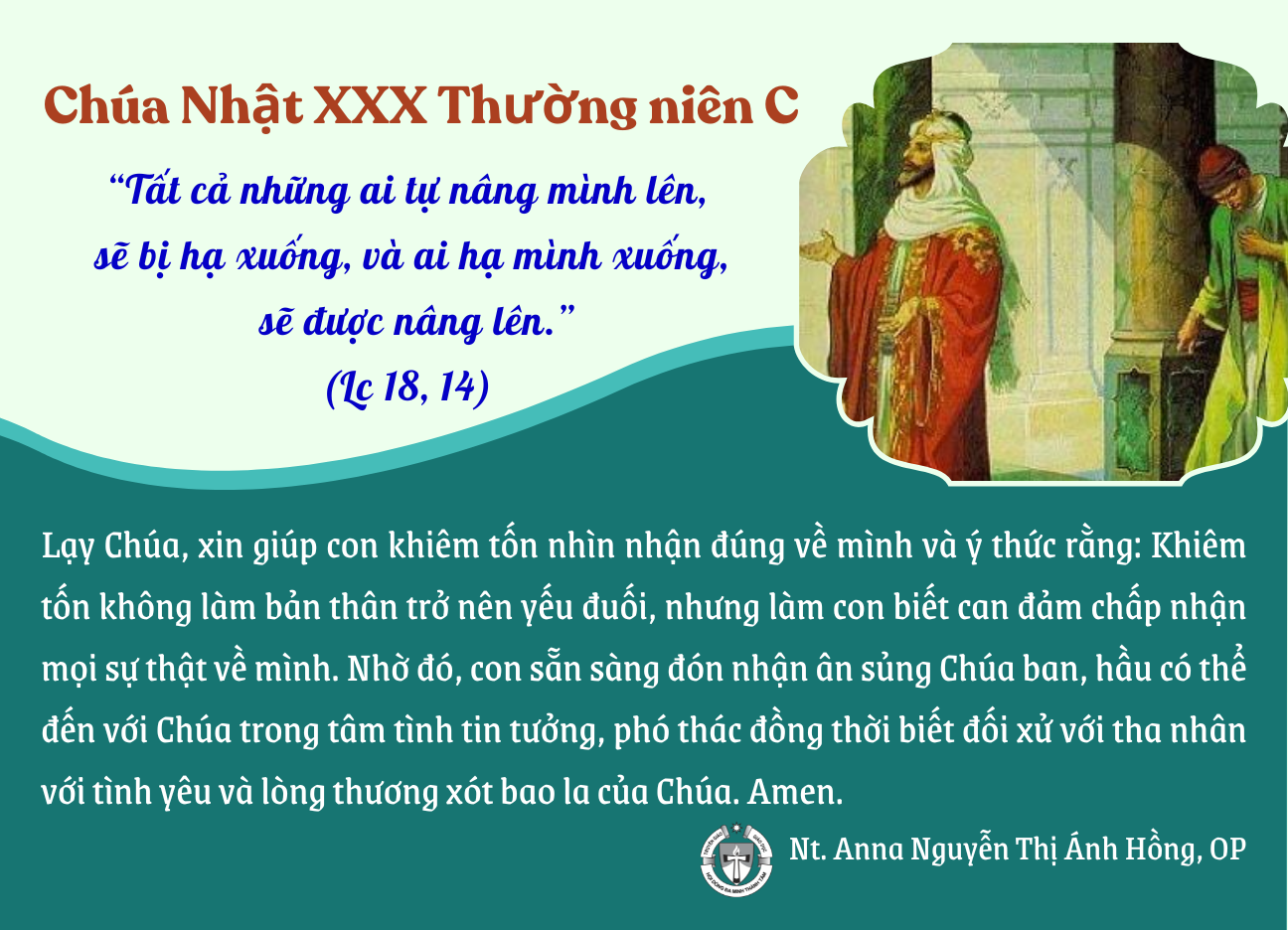 Chúa Nhật XXX thường niên năm C