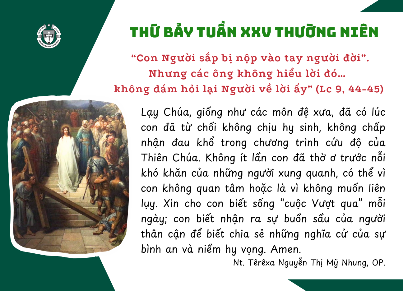 Thứ Bảy tuần XXV thường niên