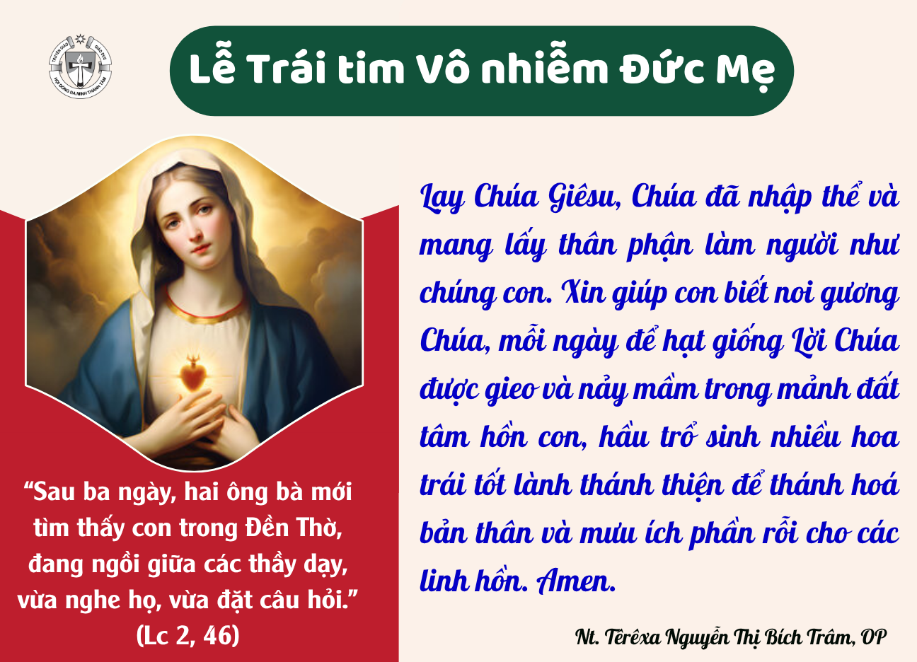 Thứ Bảy tuần XII Thường Niên