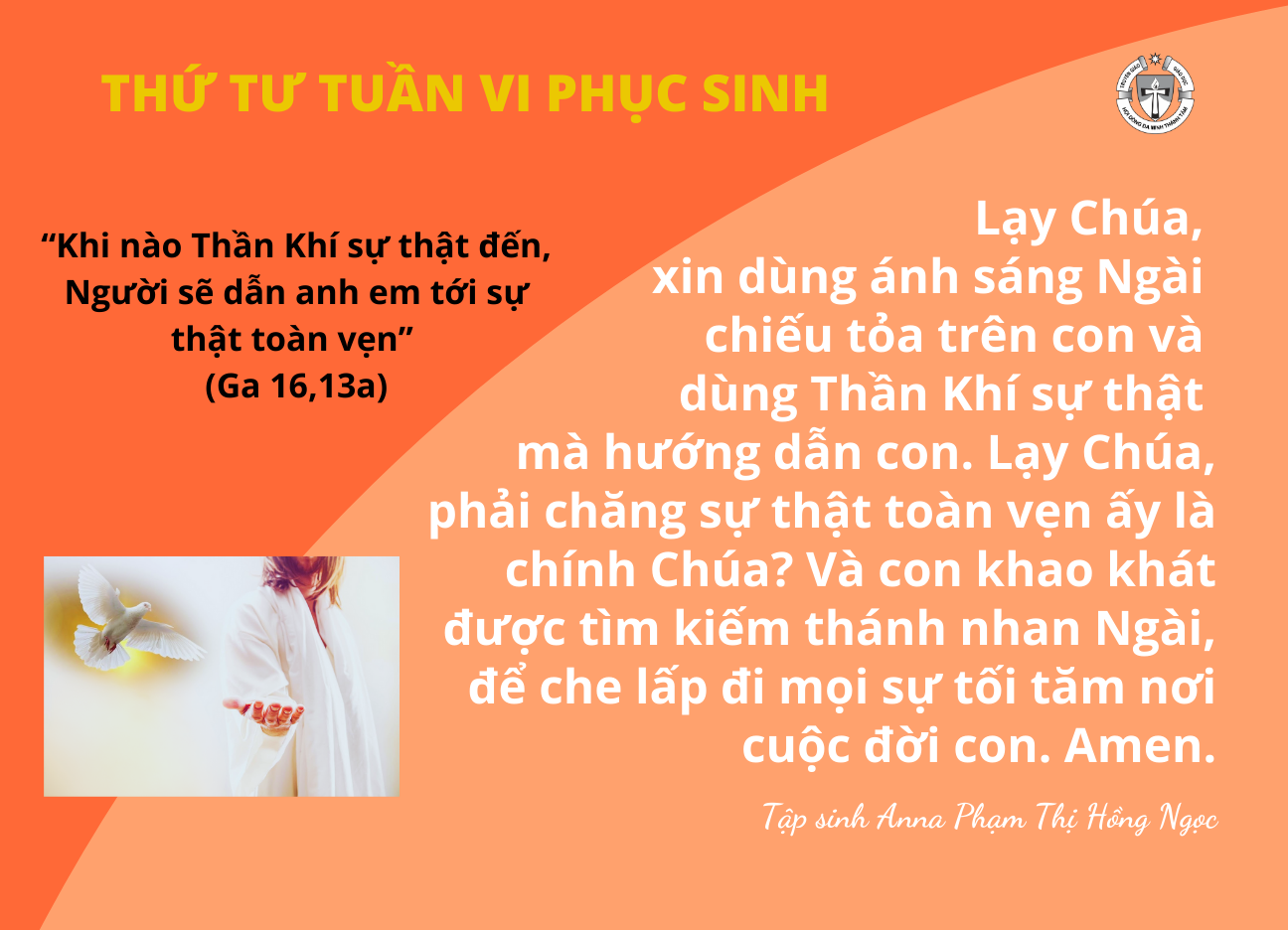 Thứ Tư tuần VI Phục Sinh