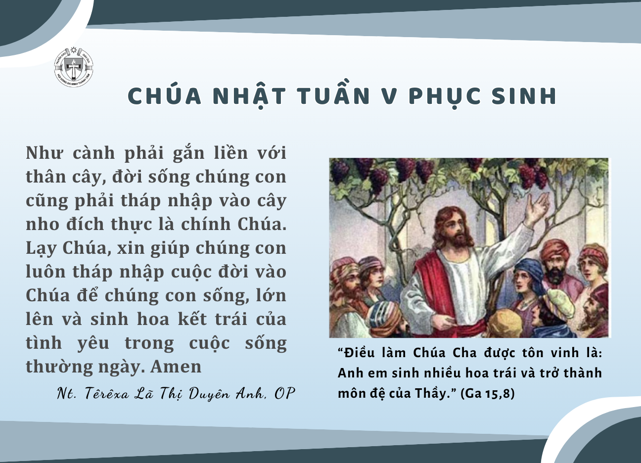 Chúa Nhật tuần V Phục Sinh