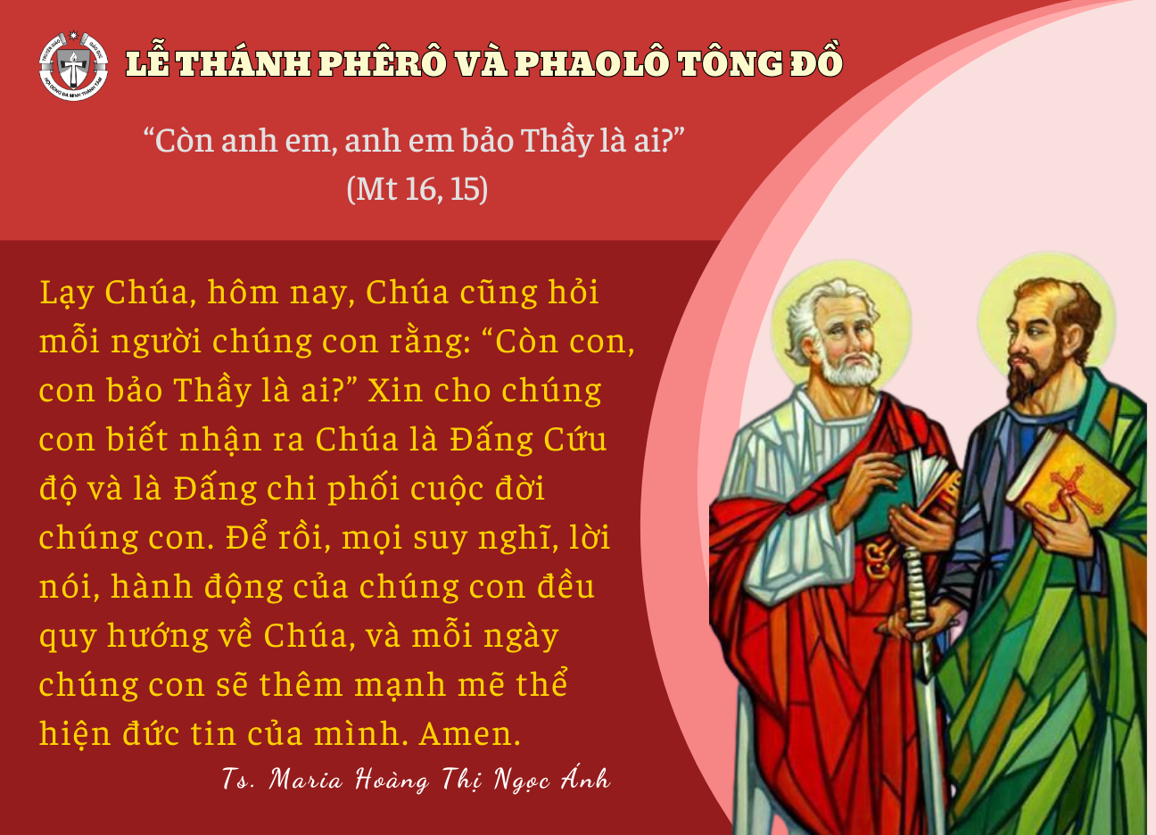 Lễ Thánh Phêrô và Phaolô Tông đồ