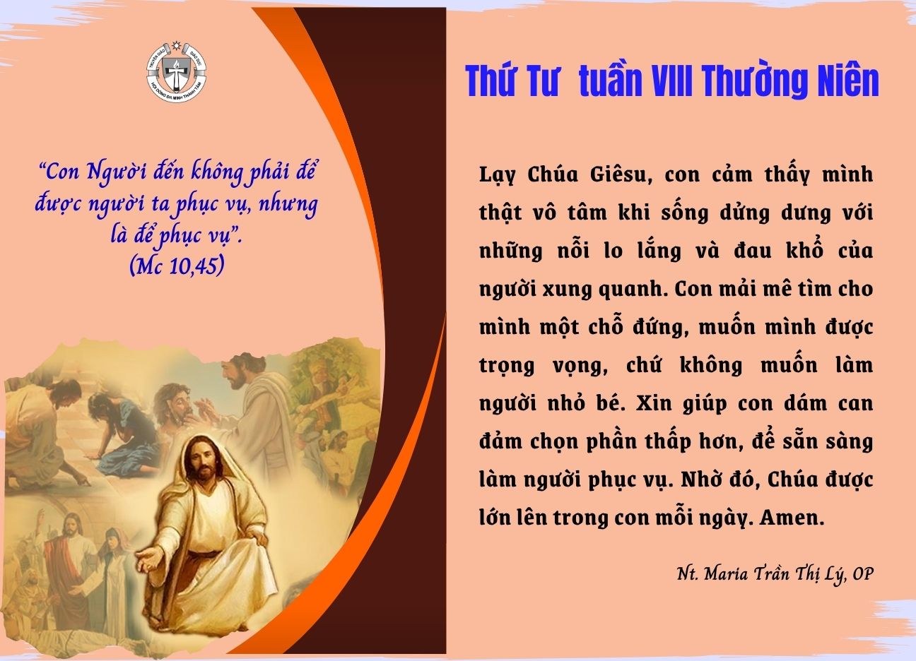 Thứ Tư Tuần VIII Thường Niên B