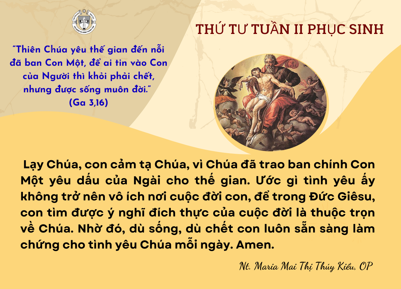 Thứ Tư tuần II Phục Sinh