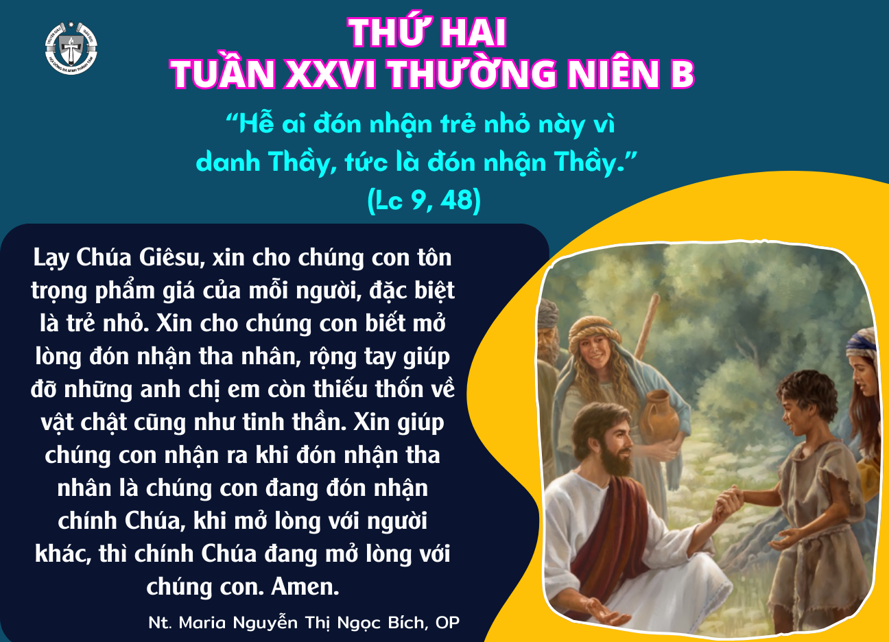 Thứ Hai Tuần XXVI Thường Niên B