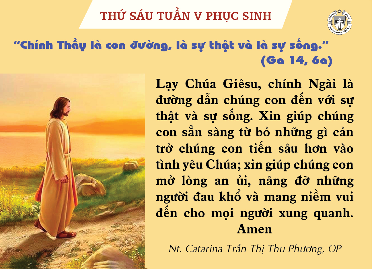 Thứ Sáu tuần V Phục Sinh