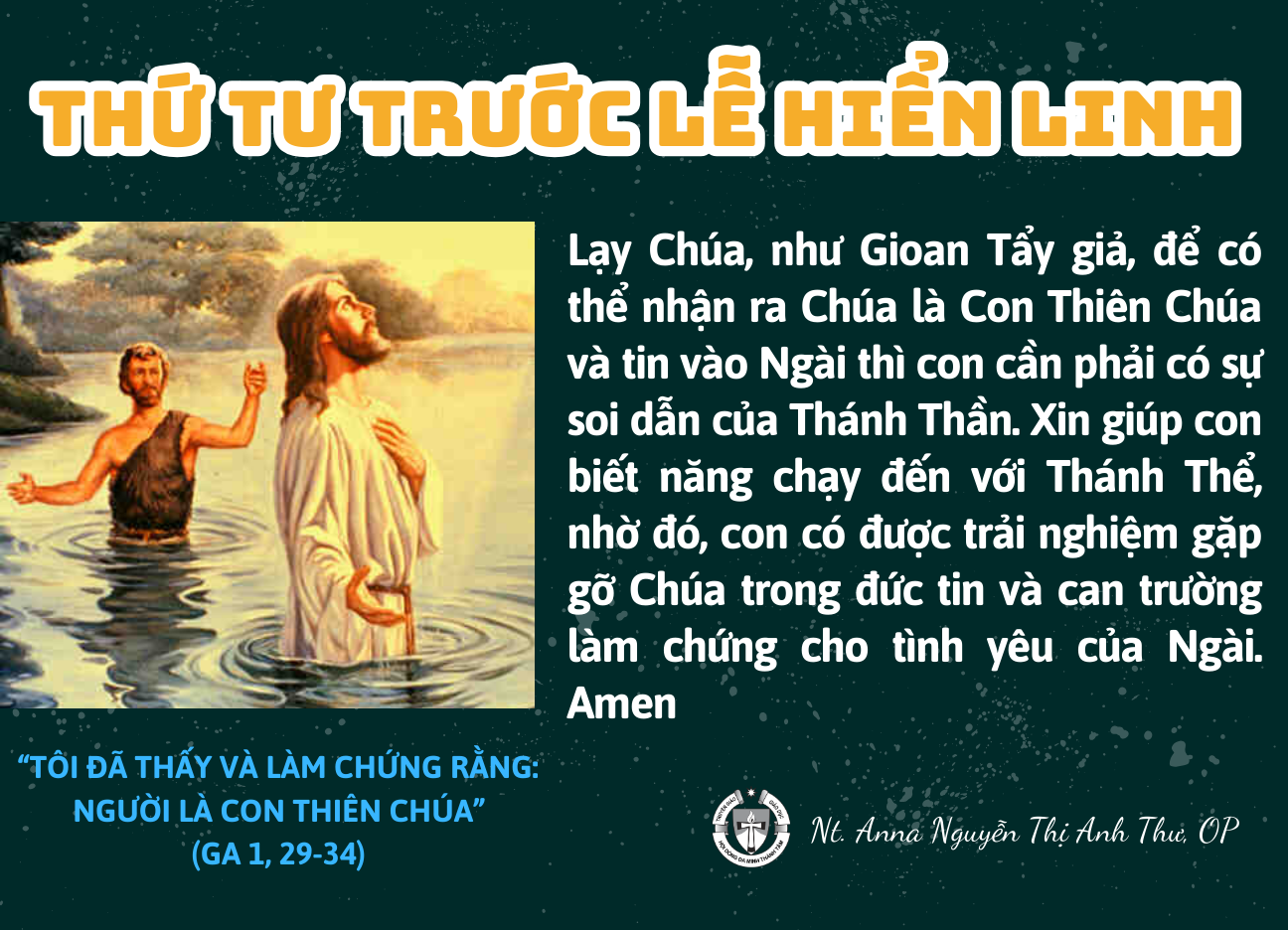 Thứ Tư trước Lễ Hiển Linh