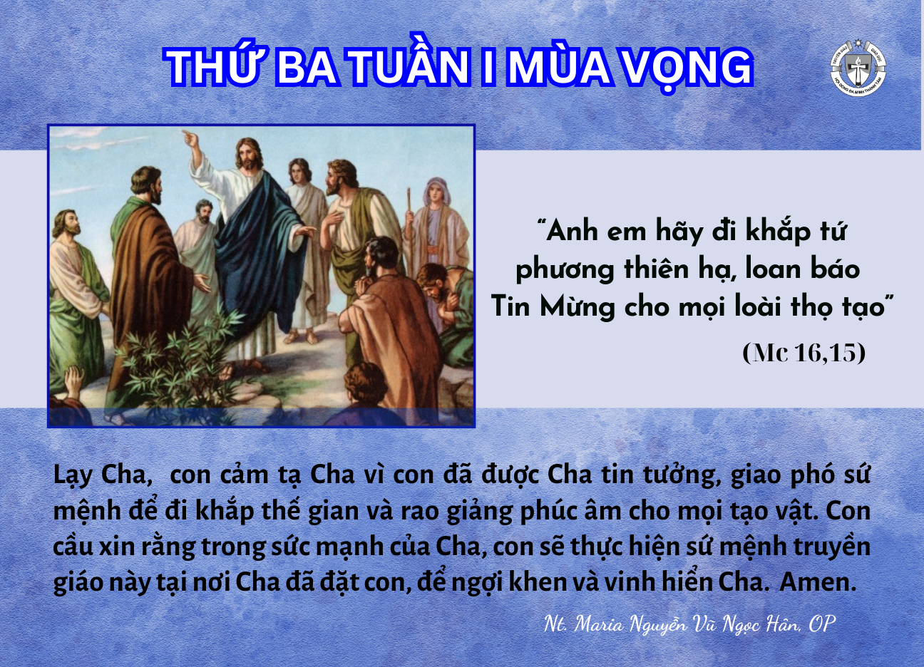 Thứ Ba Tuần I Mùa Vọng